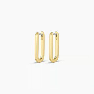 NEW gorgana 18k plated gold Parker Huggies